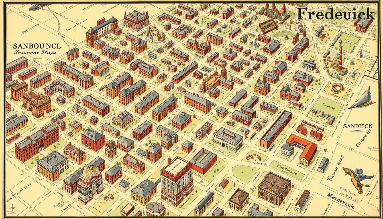 Sanborn Fire Insurance Maps Frederick MD - Historical